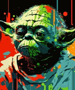 Old Yoda Pop Art Diamond Painting