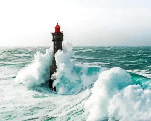 Phare De La Jument Diamond Painting