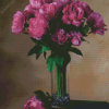 Pink Peonies In A Vase Diamond Painting