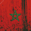 Red Flag Of Morocco Diamond Painting