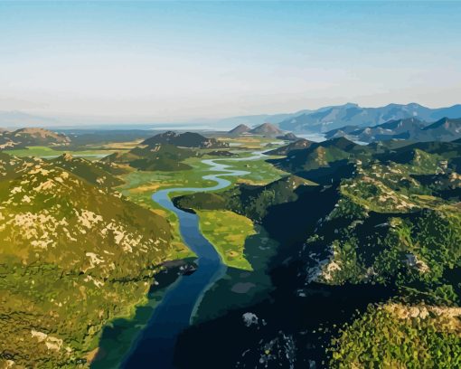 Skadar Lake Diamond Painting