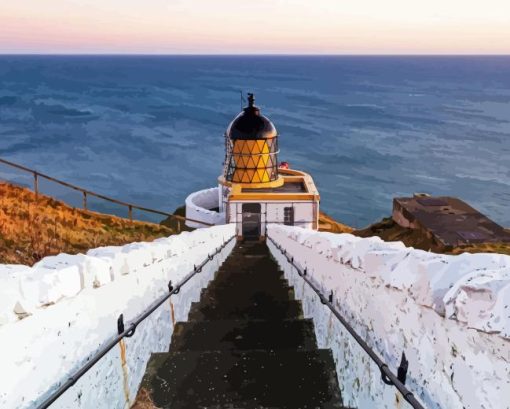 St Abbs Lighthouse Diamond Painting