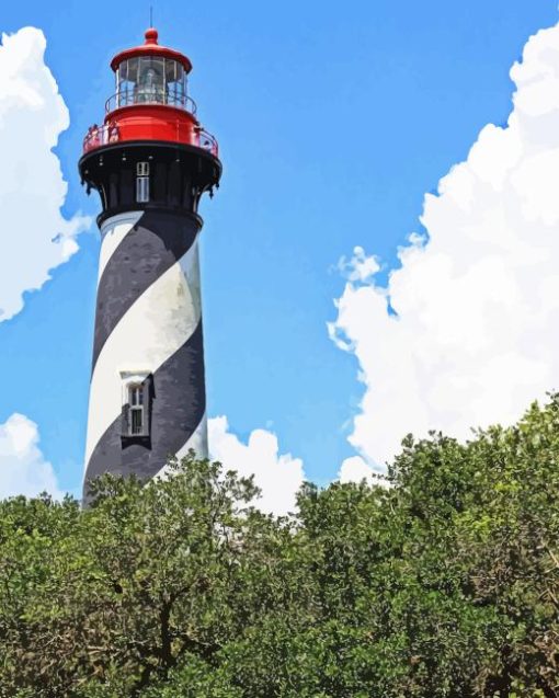 St Augustine Lighthouse Diamond Painting