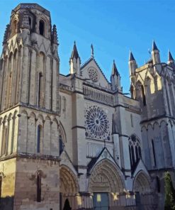 St Peters Cathedral In Poitiers Diamond Painting