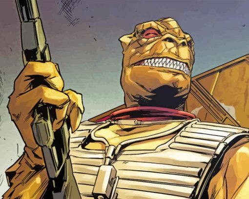 Star Wars Bossk Diamond Painting