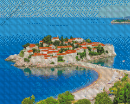 Sveti Stefan Diamond Painting