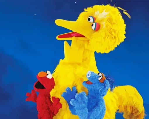 The Muppets Big Bird Diamond Painting