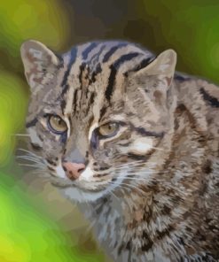 The Raccoon Fishing Cat Diamond Painting