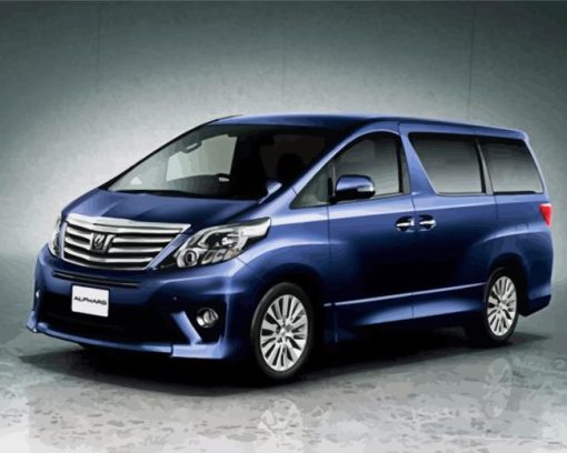 Toyota Alphard Minivan Diamond Painting