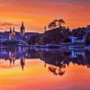 Truro River At Sunset Diamond Painting