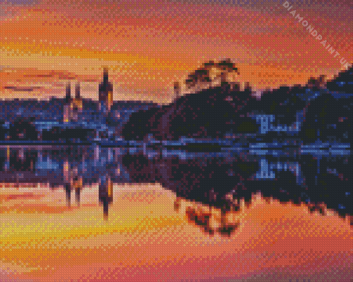 Truro River At Sunset Diamond Painting