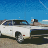 White Charger Rt 1970 Diamond Painting