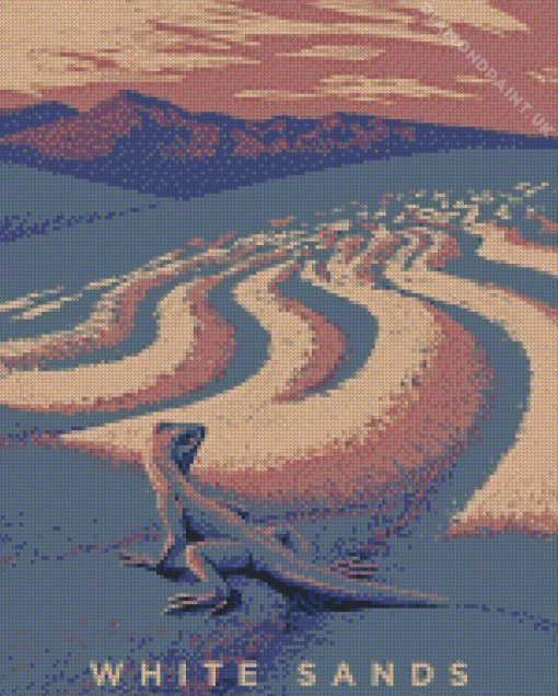 White Sands Park Poster Diamond Painting