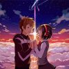 Your Name Taki And Mitsuha Diamond Painting