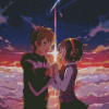 Your Name Taki And Mitsuha Diamond Painting