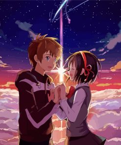 Your Name Taki And Mitsuha Diamond Painting