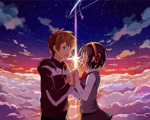 Your Name Taki And Mitsuha Diamond Painting