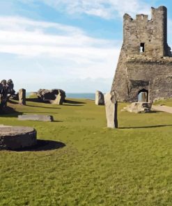 Aberystwyth Castle Diamond Painting