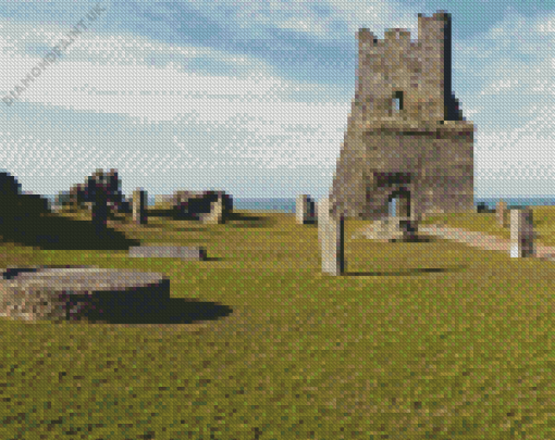 Aberystwyth Castle Diamond Painting