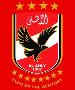 Al Ahly Crest Diamond Painting