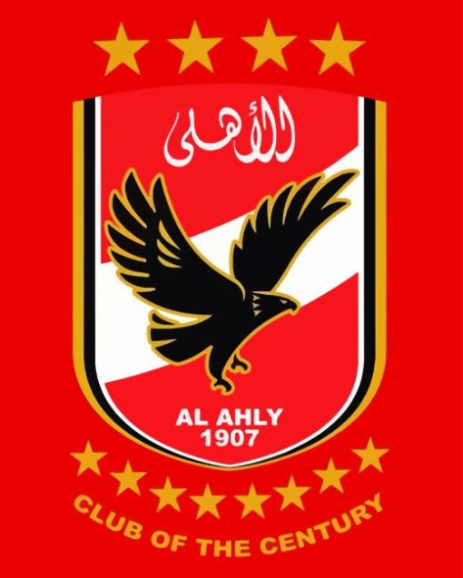 Al Ahly Crest Diamond Painting