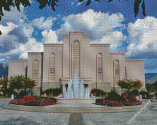 Albuquerque New Mexico Temple Diamond Painting