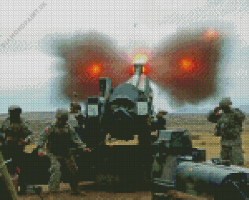 Artillery Military Diamond Painting