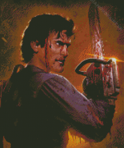 Ash Williams Character Diamond Painting