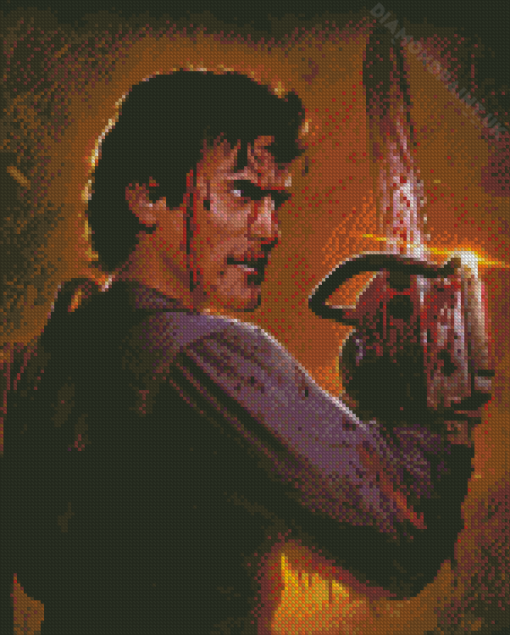 Ash Williams Character Diamond Painting