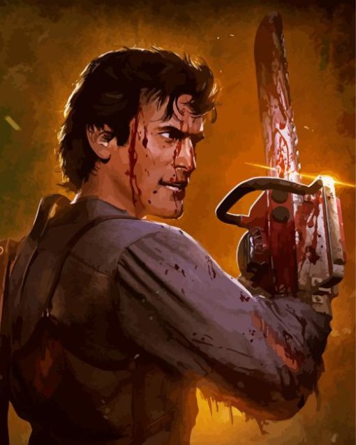 Ash Williams Character Diamond Painting