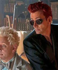 Aziraphale And Crowley Movie Diamond Painting