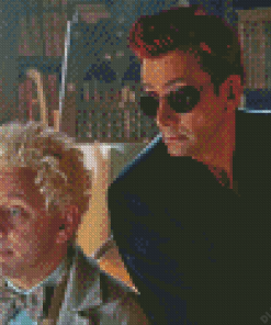 Aziraphale And Crowley Movie Diamond Painting