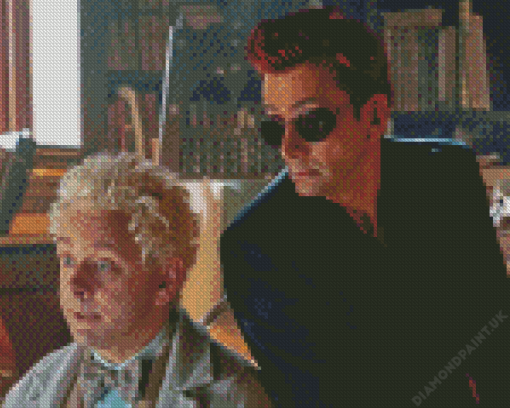 Aziraphale And Crowley Movie Diamond Painting