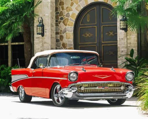 Bel Air Chevy Diamond Painting