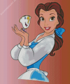 Belle And Chip Diamond Painting