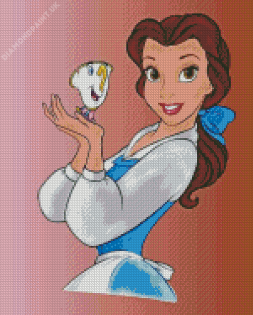 Belle And Chip Diamond Painting