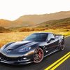 Black 2005 Corvette Diamond Painting