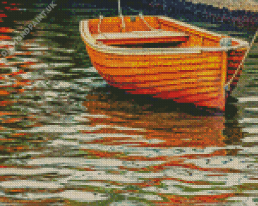 Boat In The Water Diamond Painting