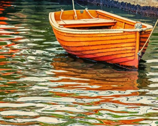 Boat In The Water Diamond Painting