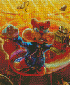 Conkers Bad Fur Day Game Diamond Painting