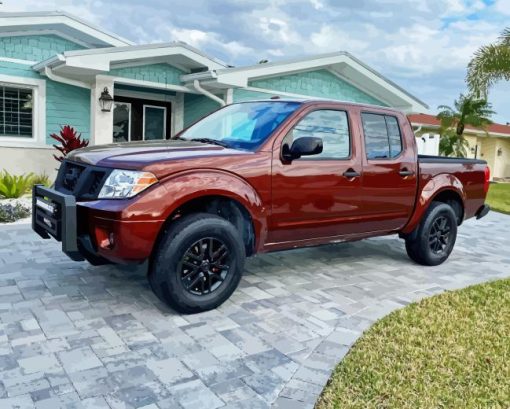 Copper Colored Truck Diamond Painting