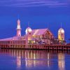 Cunningham Pier At Night Diamond Painting