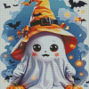 Cute Ghost Halloween Diamond Painting