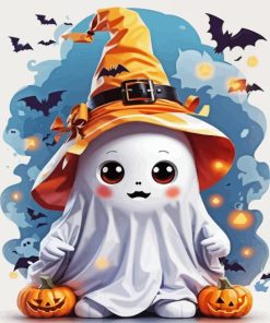 Cute Ghost Halloween Diamond Painting