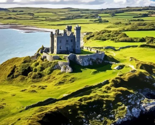 Doonagore Castle Ireland Diamond Painting