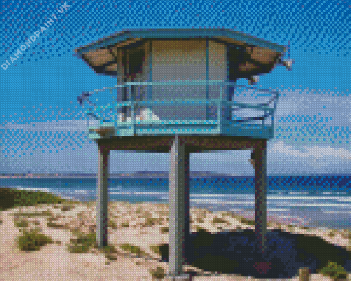 Elouera Beach Tower Diamond Painting