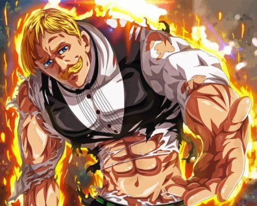 Escanor Anime Character Diamond Painting