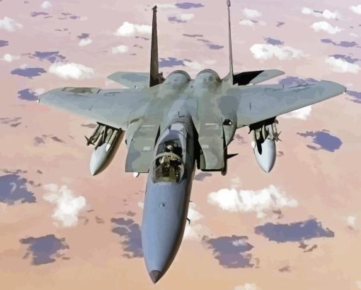 F 15 Fighter Jet Diamond Painting