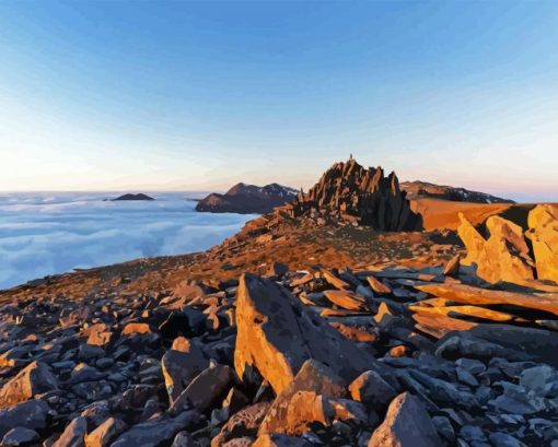 Glyder Fawr Snowdon Diamond Painting