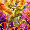 Golden Frieza Dragon Ball Diamond Painting